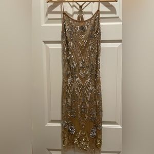 G-O-R-G-E-O-U-S sequin cocktail dress!